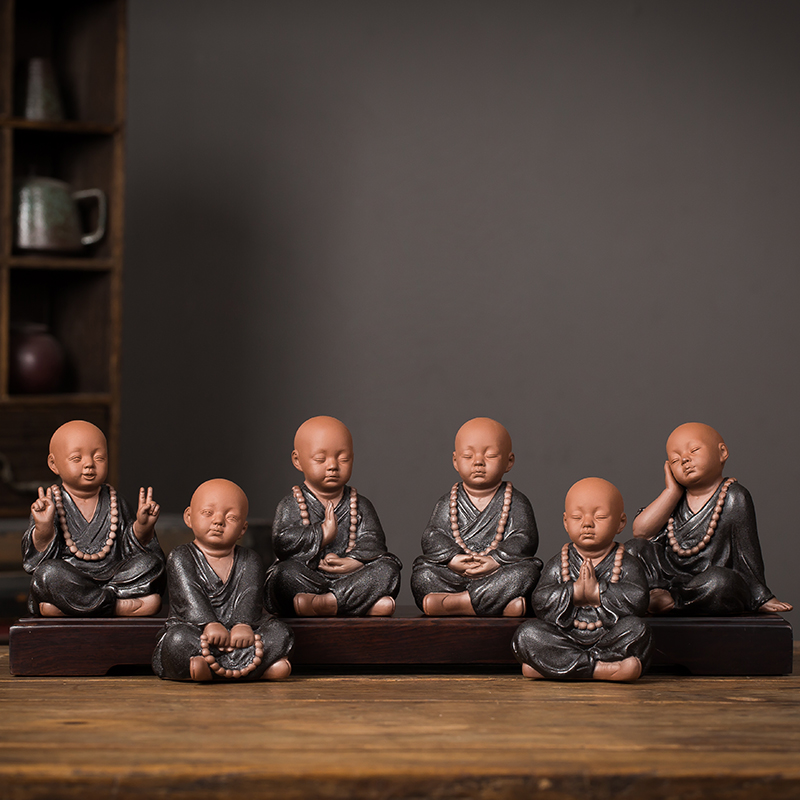 憨匠先生手工精品小和尚摆件