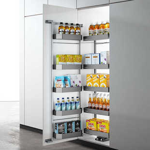 悍高厨房高柜大怪物拉篮储物柜大容量多层抽屉式推拉多功能零食篮