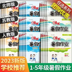 同步训练练习题暑假衔接全套 2023一年级暑假作业二年级升三四年级五年级上册六年级下册暑假阅读计划预复习人教苏教北师冀教西师版