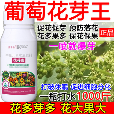 葡萄促花催芽葡萄花芽促长素催花保果叶面肥保花保果催花强制座果