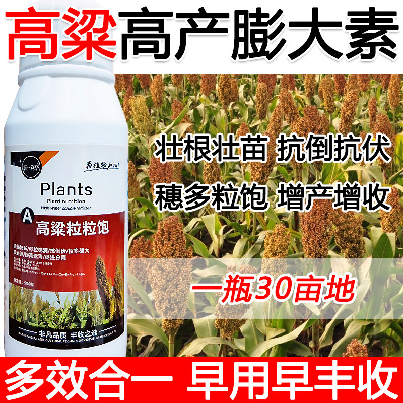 高粱专用叶面肥高粱膨大剂高粱叶面肥快速膨大营养全面防病防虫