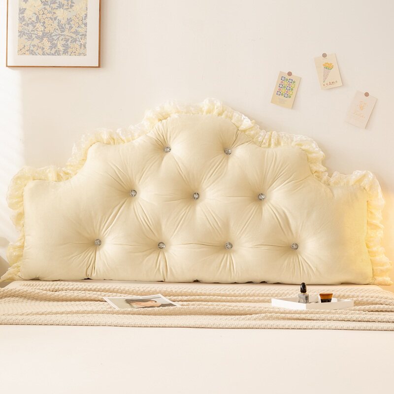 公主床头软包欧式靠背垫加高防撞卧室榻榻米床上靠背大靠枕拆洗,居家布艺,床头靠垫,淘宝优惠券,粉丝福利购,淘宝优惠卷