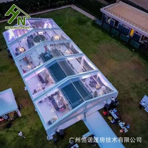 全透明婚庆宴会帐篷装配式铝合金派对篷房源头工厂店直销优惠更多