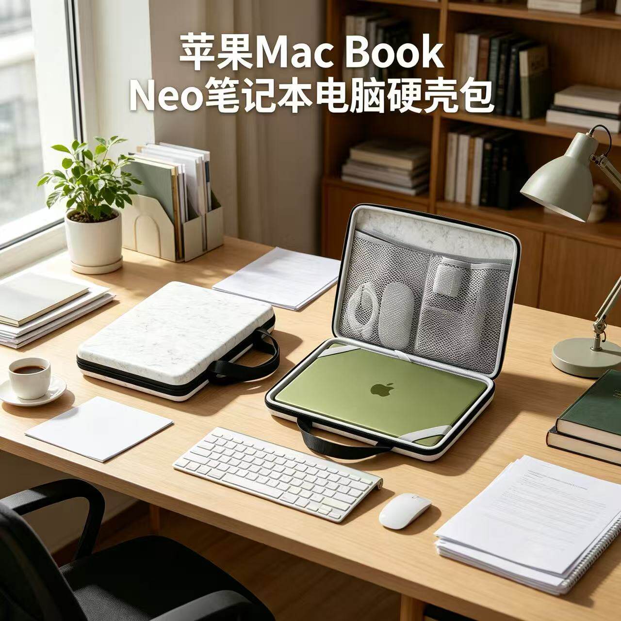 硬壳防摔抗压防爆屏笔记本电脑包手提包适用苹果macbook neo荣耀华为macbook air联想14/13寸小新华为寸戴尔