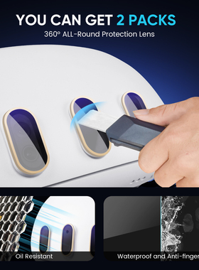 适用于quest3/3s钢化膜前置镜头oculus quest2收纳包精英头戴meta手柄套面罩配件镜片bobovrM3pro/S3pro/GOMR