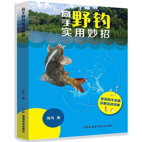 正版包邮高手野钓实用妙招沈凡湖南科技出版社9787535789860