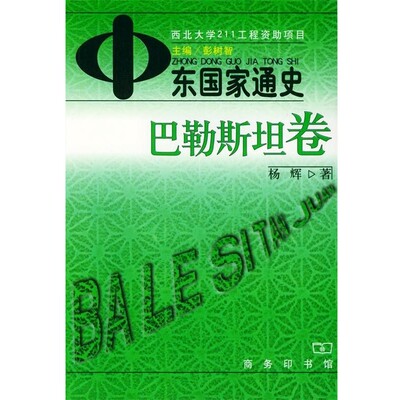 正版包邮中东国家通史 巴勒斯坦卷彭树智 主编,杨辉 著商务印书馆9787100033817