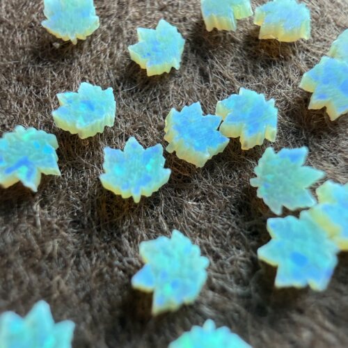 欧泊 枫叶欧泊漆器手串材料 厚度1mm 颜色需备注