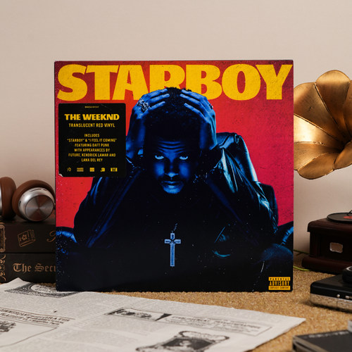 美版进口 盆栽哥专辑The Weeknd威肯Starboy星闻人物 红胶2LP唱片