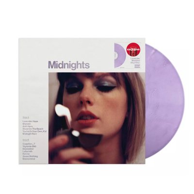 美版TaylorSwift泰勒Midnights午夜Target限定紫胶LP霉霉黑胶唱片