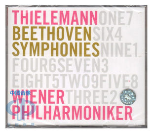 进口 序曲 维也纳爱乐乐团 九大交响曲全集 6CD唱片 贝多芬 原装