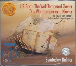 巴赫 十二平均律 套装 进口 4CD唱片 古典 RCA 钢琴 原装 里赫特