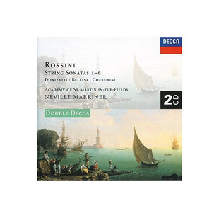 原装进口 马里纳Marriner 罗西尼弦乐奏鸣曲 德班2CD 四星古典碟
