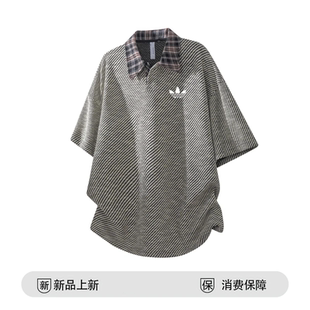 男款 官方奥特莱斯 潮流休闲撞色POLO衫 品牌折扣 吸汗速干T恤 美式