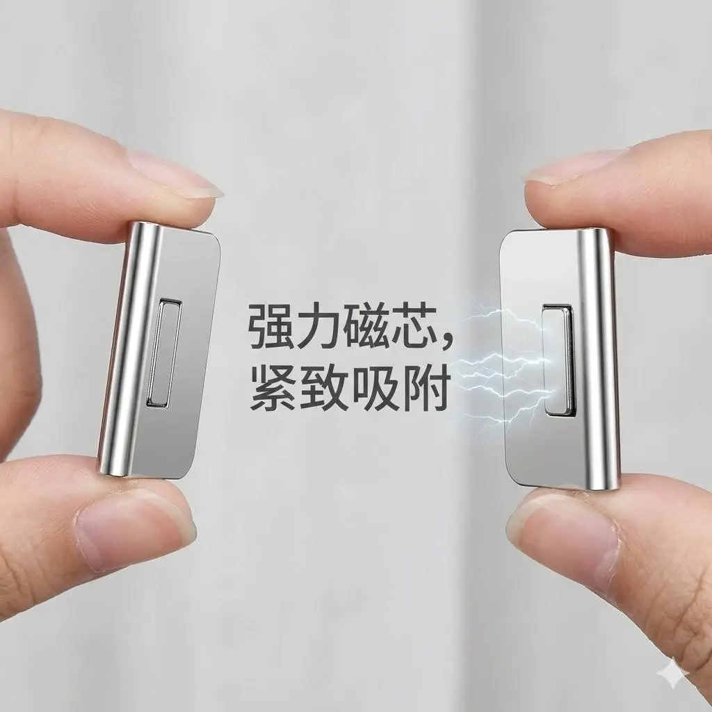 窗帘扣磁吸扣遮光扣磁性窗帘闭合固定扣免钉免缝家用宿舍遮光M