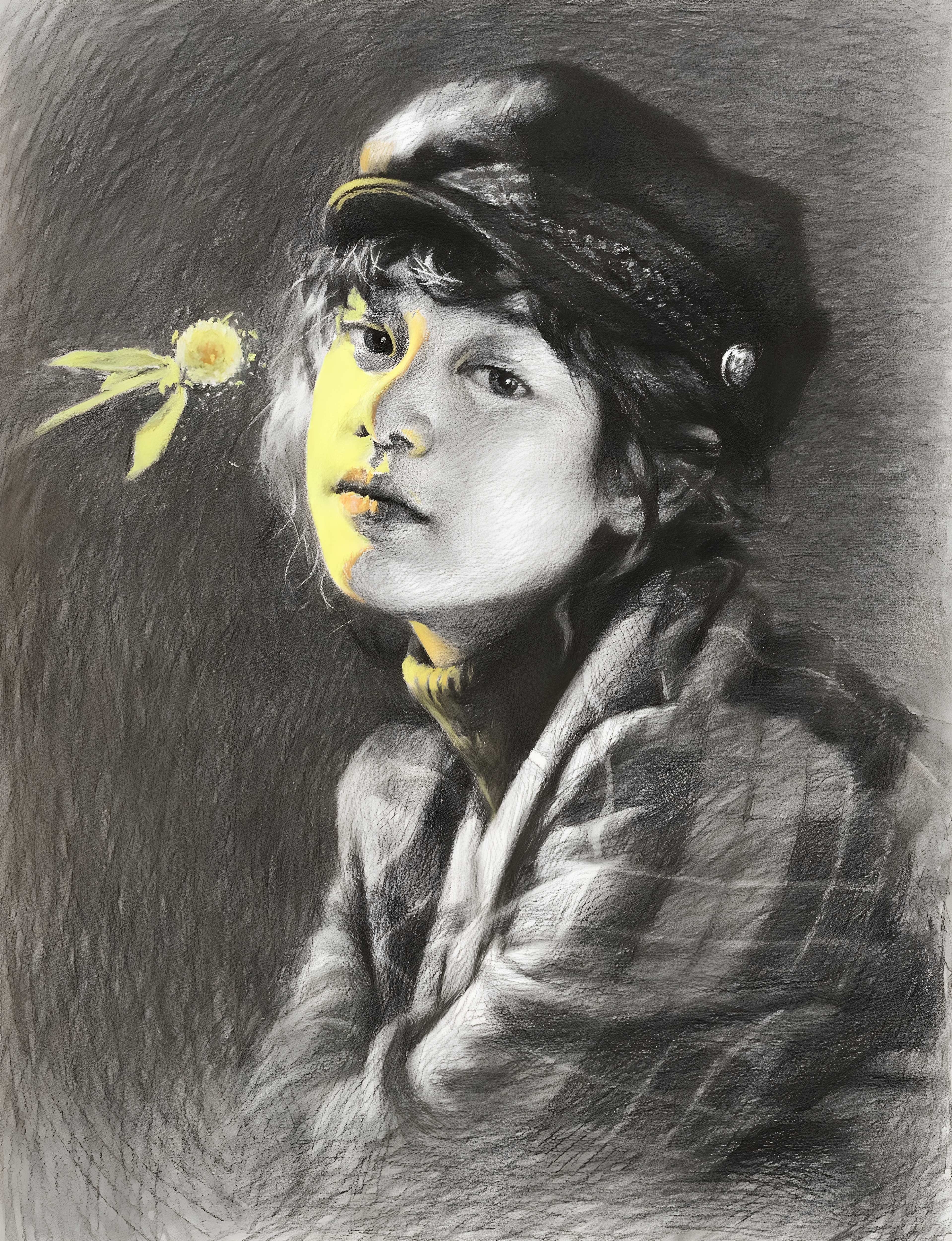 手绘素描代画头像定制人像画油画彩铅画肖像人物画像定制真人照片