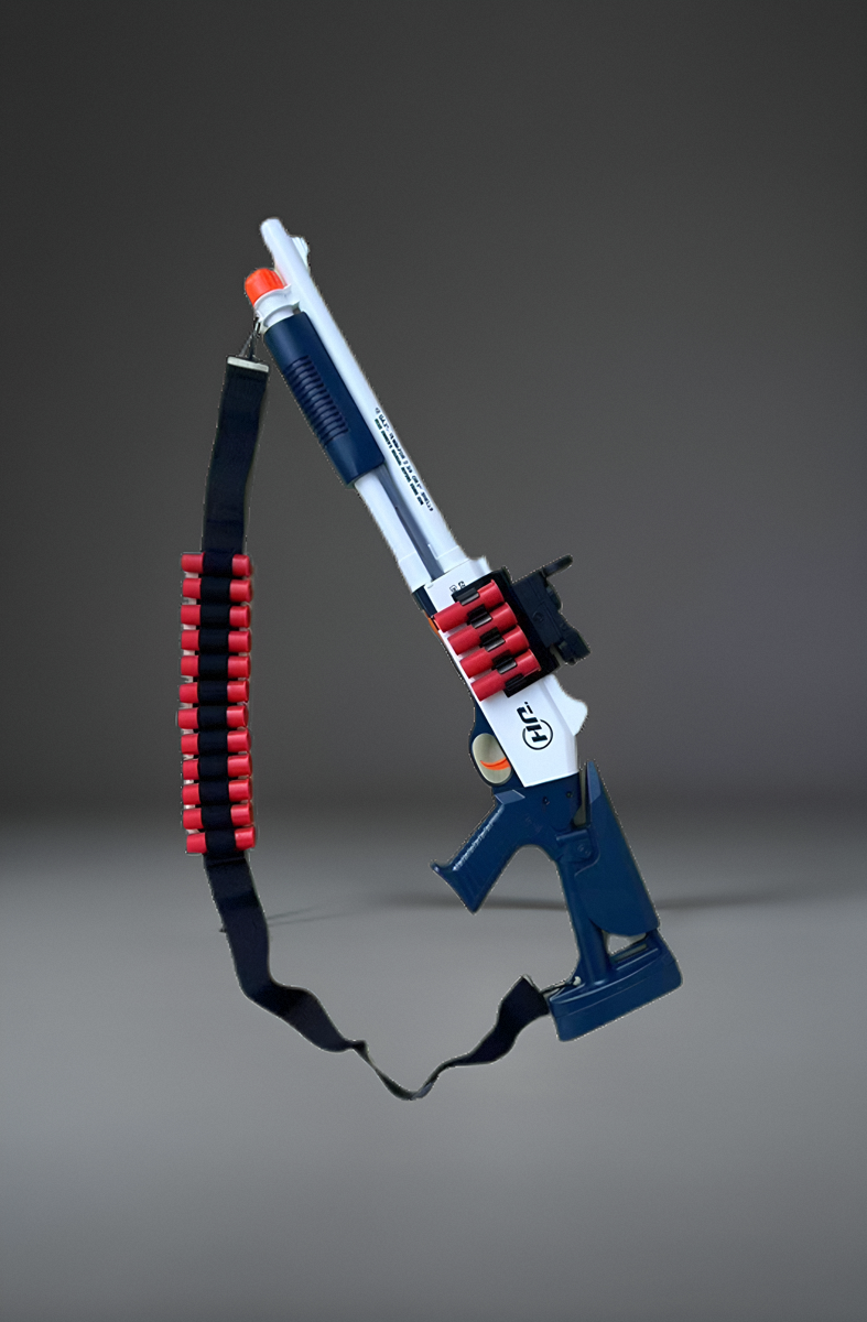 s686散弹枪喷子双管来福拉栓抛壳软弹枪霰弹仿真小男孩吃鸡玩具枪