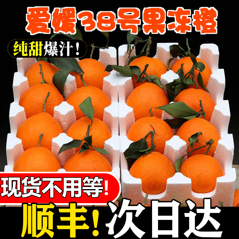 爱媛果冻橙9斤四川新鲜应季