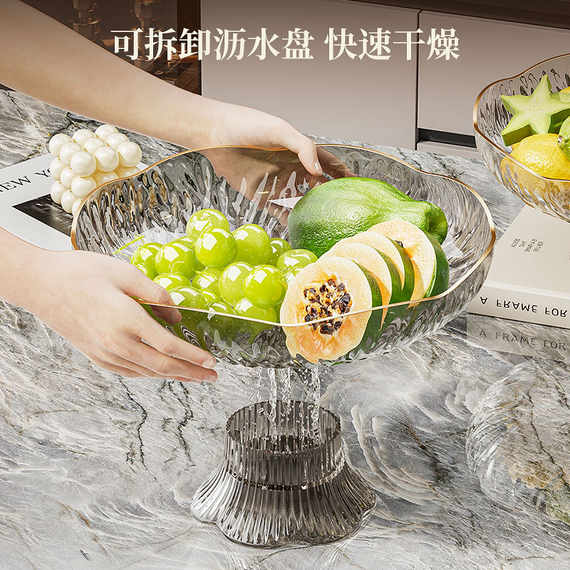 【一年内摔坏包赔】轻奢果盘家用