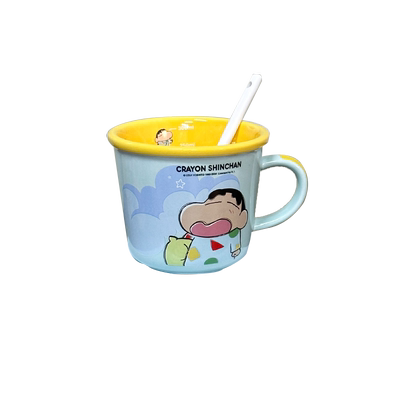 正品带彩盒刻度马克笔带勺陶瓷杯