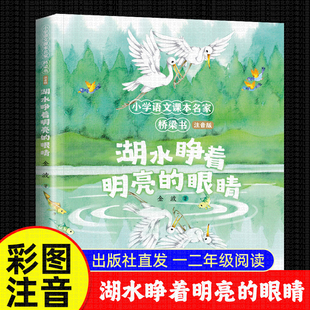 北京少年儿童出版 湖水睁着明亮 一二年级课外书春风带我去散步树和喜鹊 金波童话散文精选集小学语文课本名家桥梁书注音版 社 眼睛