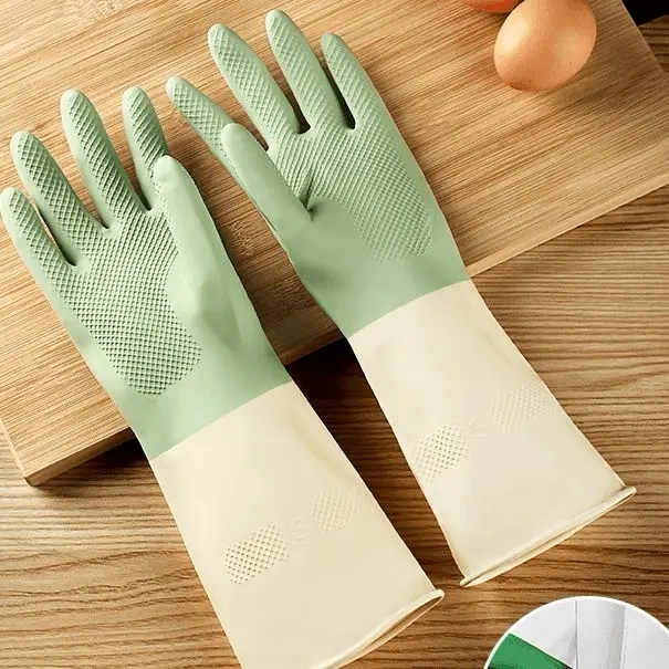 家务防水洗碗手套耐用厨房刷锅洗菜加厚男女家用清洁家用橡胶神器