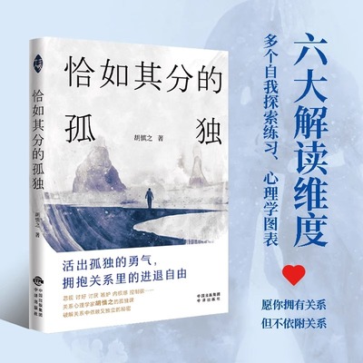 搜书正版恰如其分的孤独 胡慎之著 内在自我人际关系心理学书籍 中译出版社 光尘图书