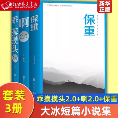 搜书正版保重+啊2.0+乖 摸摸头 大冰系列作品 小蓝书系列 决绝书写《十年》后记 感恩千万读者十年陪伴 磨铁图书