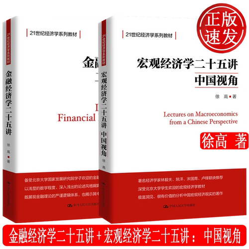 正版金融经济学 宏观经济学二十五讲中国视角 21世纪经济学系列教材 徐高著 中国人民大学出版社 经济学教材教程书籍