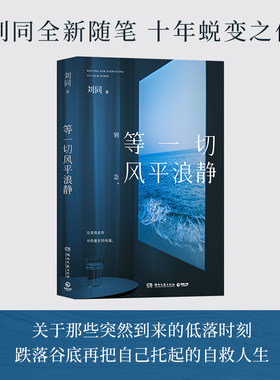 正版等一切风平浪静 随书附赠读者信 刘同全新随笔 十年蜕变之作 低落时刻 跌落谷底的自救人生 自愈心静之书