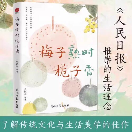 正版梅子熟时栀子香 史铁生季羡林汪曾祺等文学大家全新四时节令主题散文精品集央视人民日报推崇的生活理念了解传统文化
