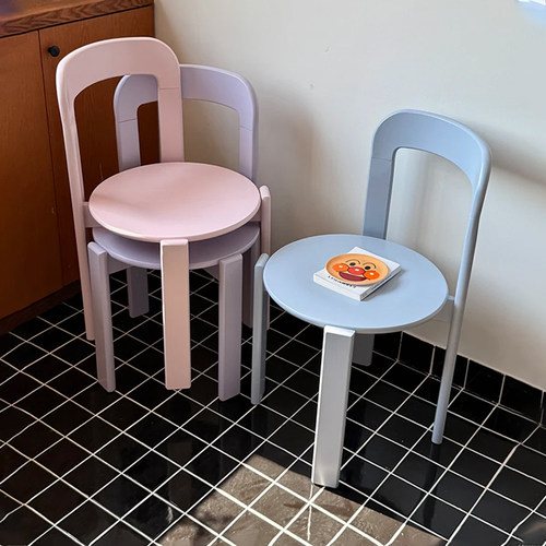 北欧实木餐椅家用书桌椅靠背椅