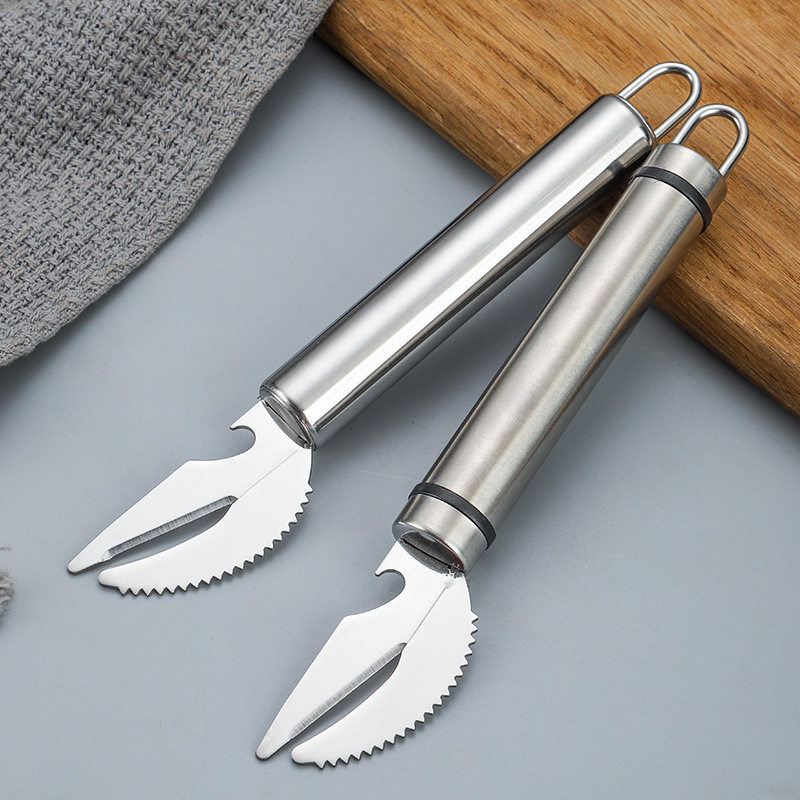 不锈钢鱼肚刀 通肠刀鱼鳞刨开鱼肚刀家用厨房多用刀剖鱼工具,厨房/烹饪用具,鱼鳞刨,淘宝优惠券,粉丝福利购,淘宝优惠卷