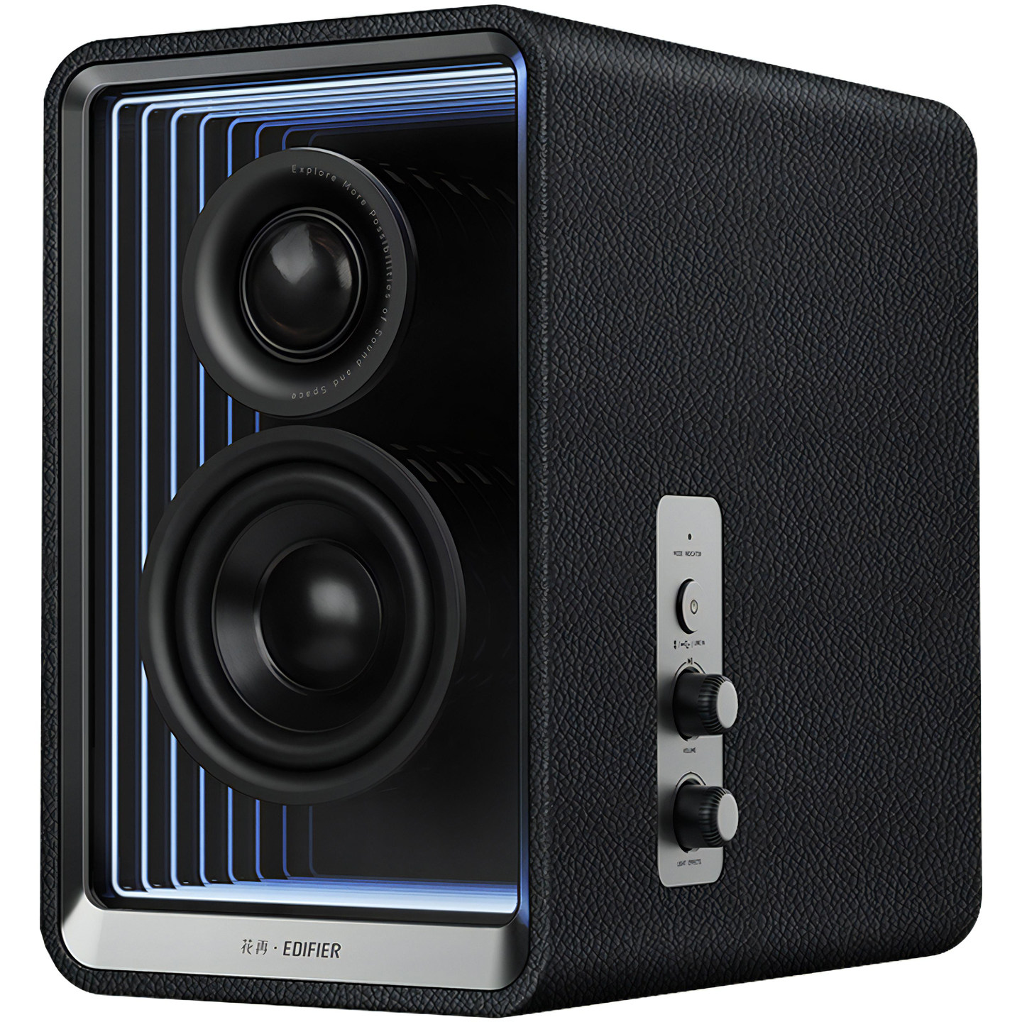 漫步者HALO2.0深渊监听音箱蓝牙无线电脑音响台式家用桌面花再