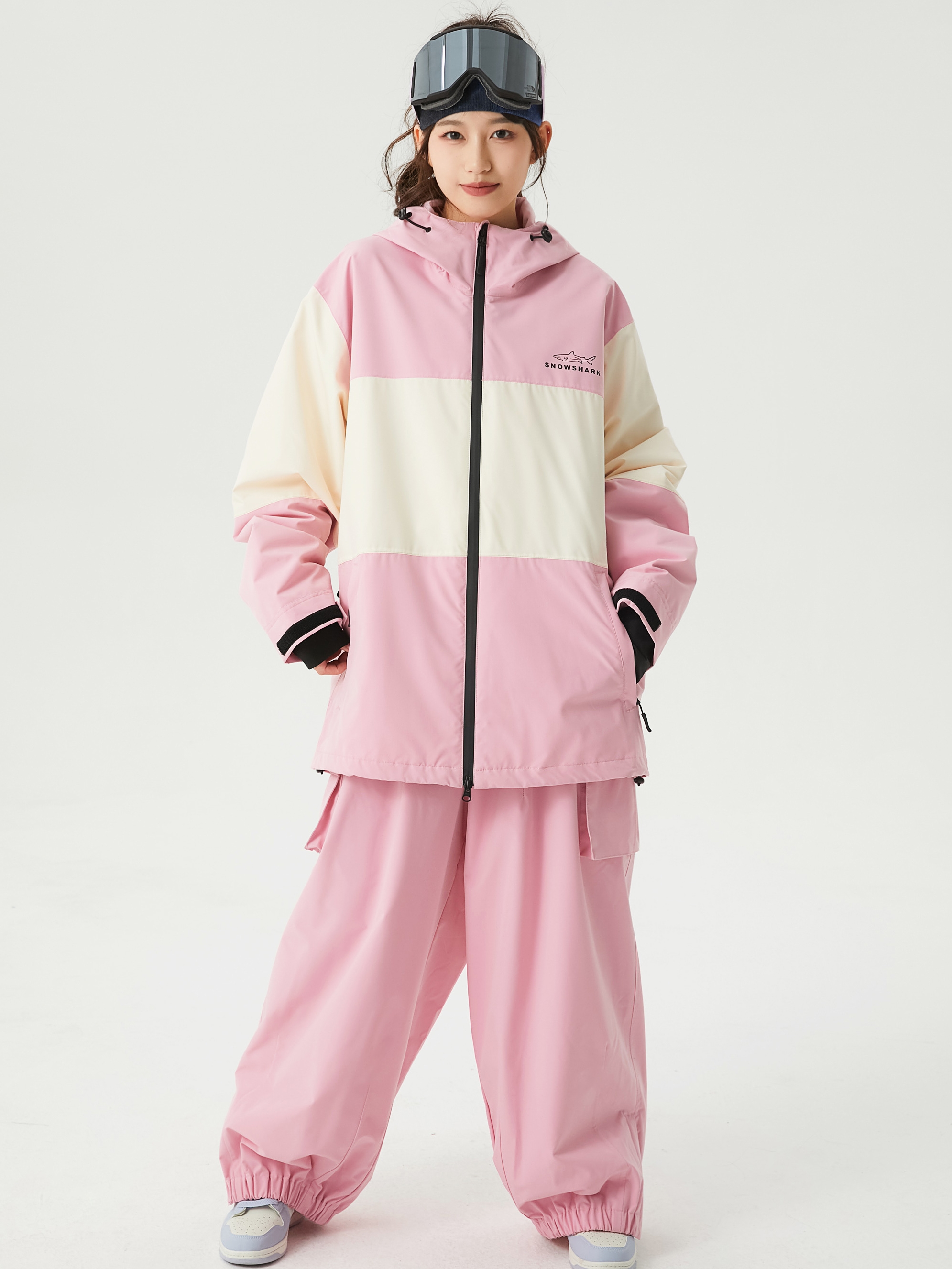 SNOWSHARK滑雪夹克宽松套装