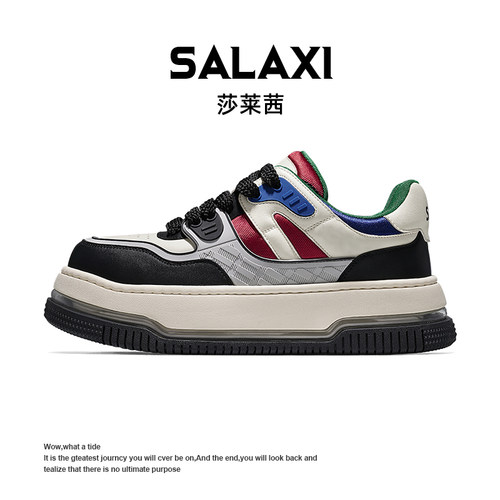 SALAXI/莎莱茜 2026春季新品拼色男女款时尚青春潮流休闲风运动鞋