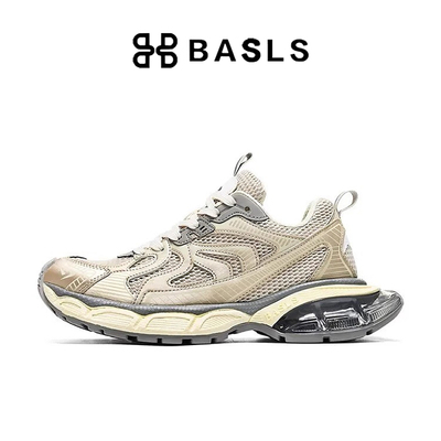 BASLS复古老爹鞋男爆款厚底增高