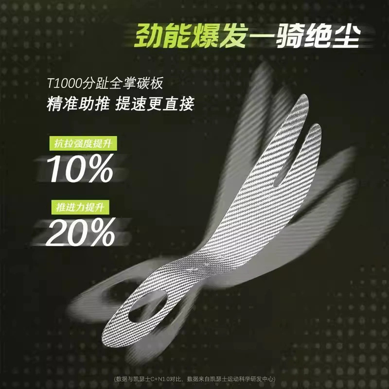 凯瑟士C+N2.0碳板3D打印缓震回弹气垫体考体测提速运动鞋跑步鞋