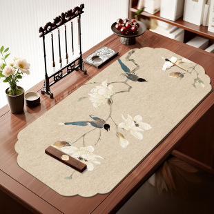 毛毡垫书法专用国风文创彩绘书法垫写毛笔字垫的桌垫子书画毛毡