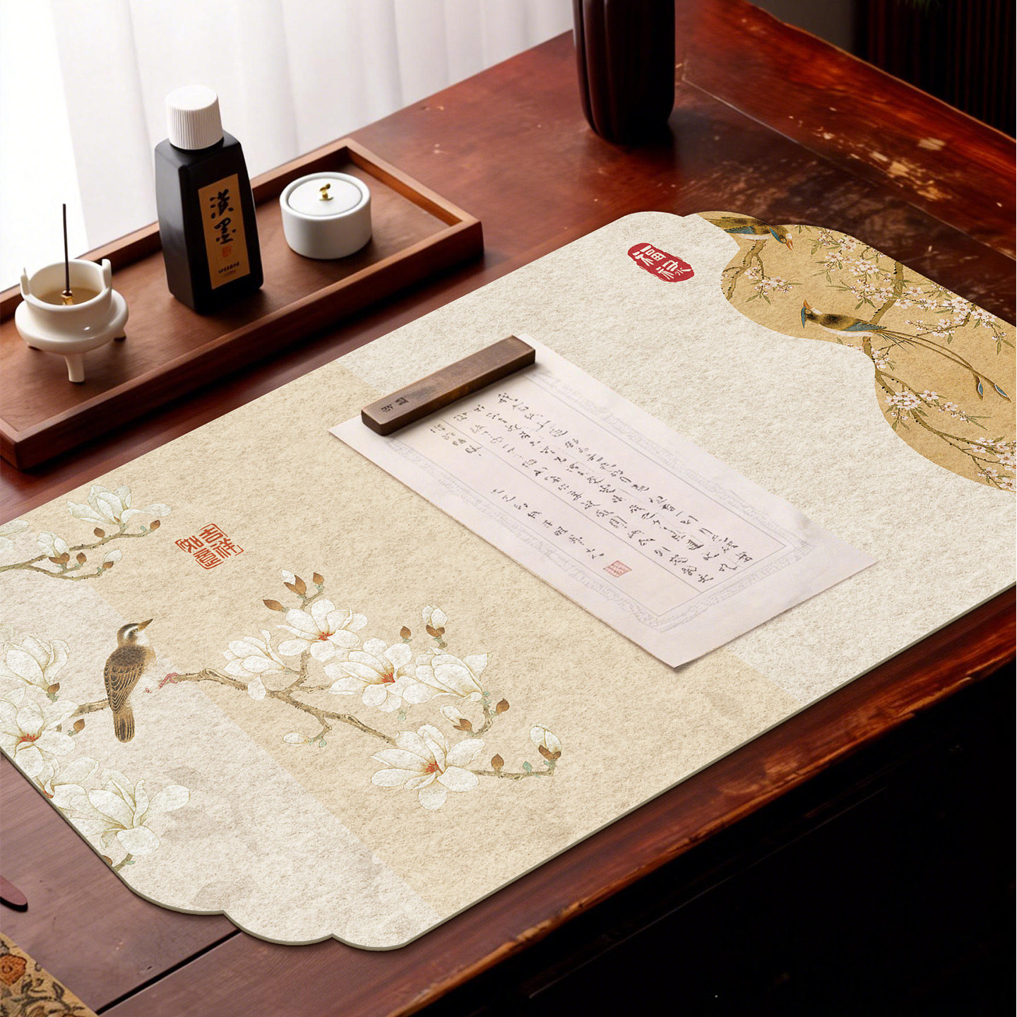 2026书法专用毛毡加厚加密不起球书画毡垫国画垫布毛笔字书法桌垫