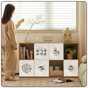 定制免打孔折叠推拉式蜂巢帘柜门储物架杂物柜子遮挡帘隐形橱柜帘