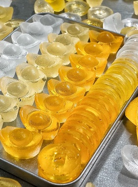 CANDY KEY水果味黄金金币宝石糖“真金白银”零食颜值伴手礼