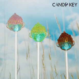 CANDY KEY孙悟空造型创意糖果手工国潮文创系列高颜值棒棒糖