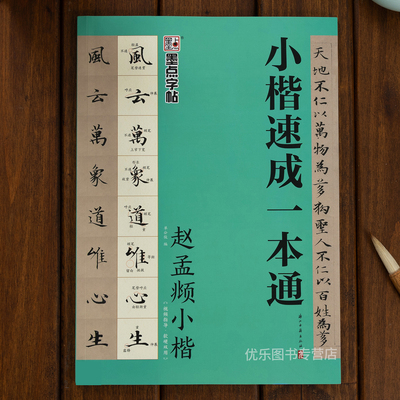 小楷速成一本通赵孟頫小楷视频指导笔法特点硬笔书法要领基本笔画偏旁部首章法创作楷书毛笔书法字帖临摹本赵孟俯小楷字帖
