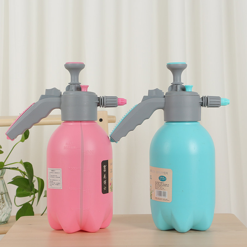 加厚树脂喷壶喷雾瓶细水雾气压式打压喷水壶浇花浇水种花清洁长杆
