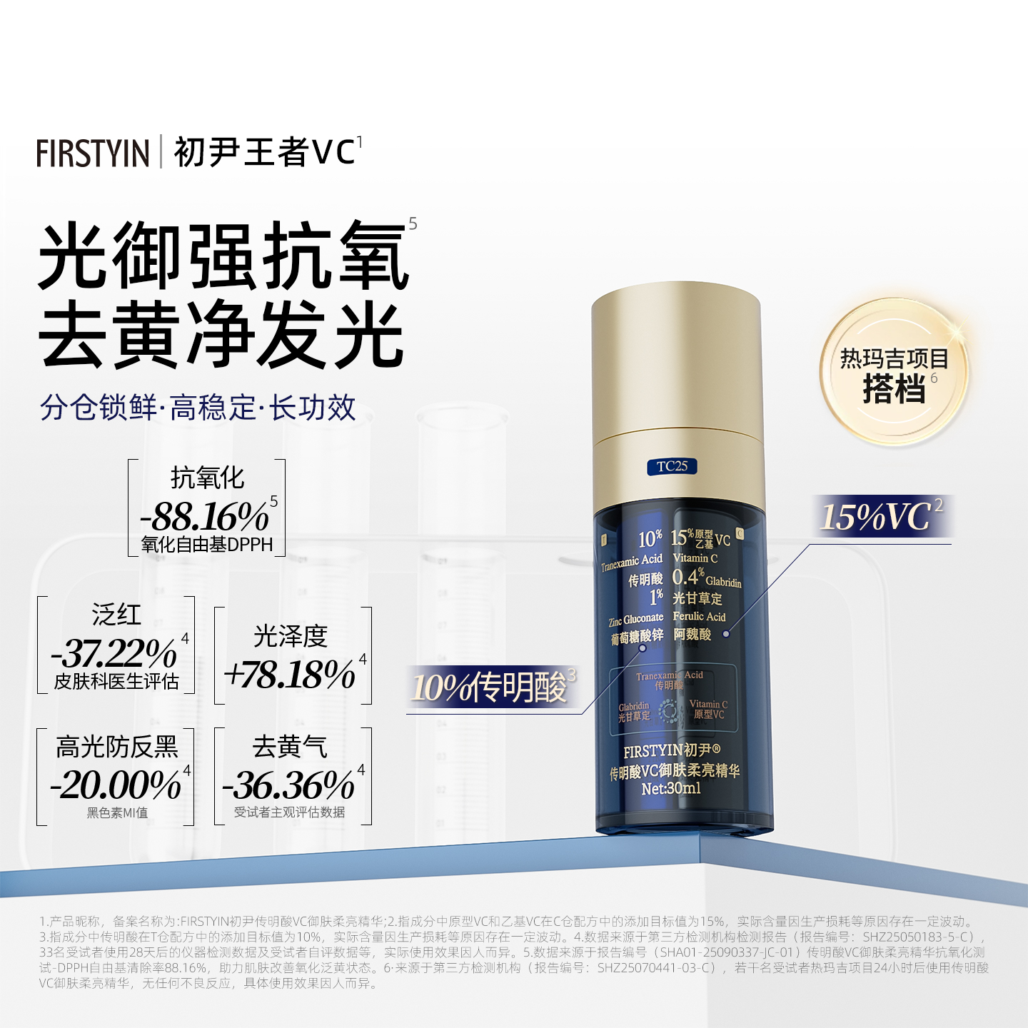 初尹传明酸王者VC御肤柔亮精华