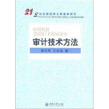 【正版书籍】 审计技术方法 李凤鸣,王会金 著 北京大学出版社