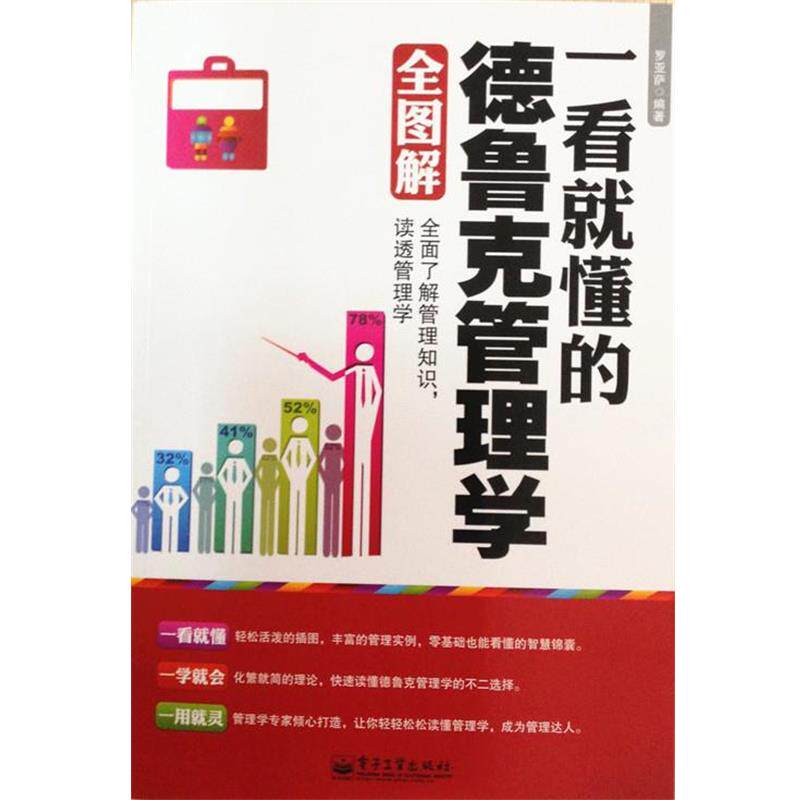 【正版书籍】 一看就懂的德鲁克管理学全图解 罗亚萨 著 电子工业出版社