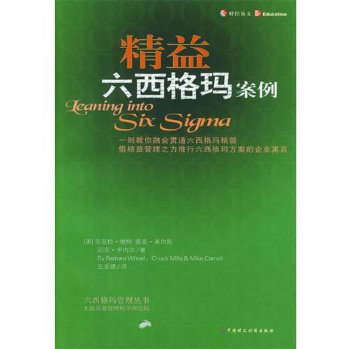 【正版书籍】 精益六西格玛案例 (英)维特 等著,王金德 译 中国财经出版社
