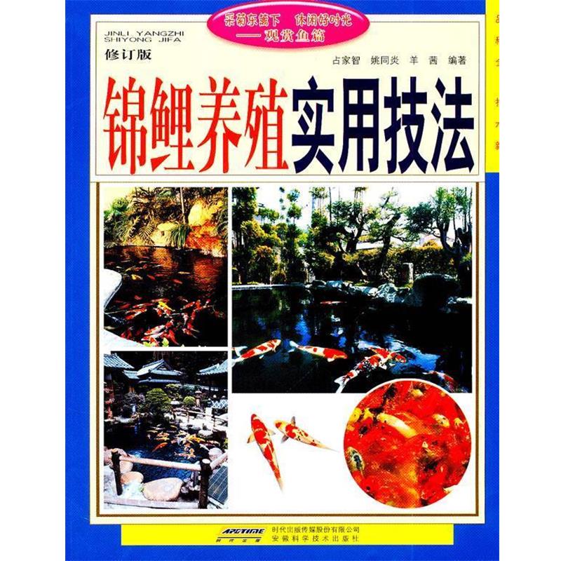 【正版书籍】 锦鲤养殖实用技法 占家智,姚同炎,羊茜 编著 安徽科学技术出版社